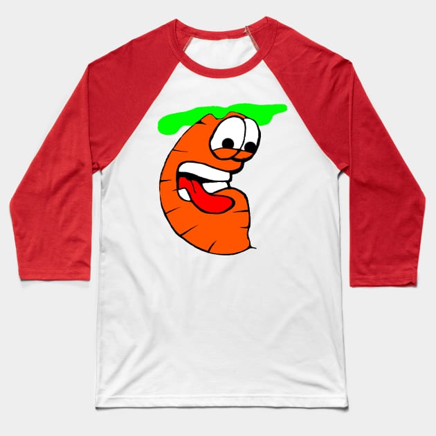 Carrot Baseball T-Shirt by DrTigrou